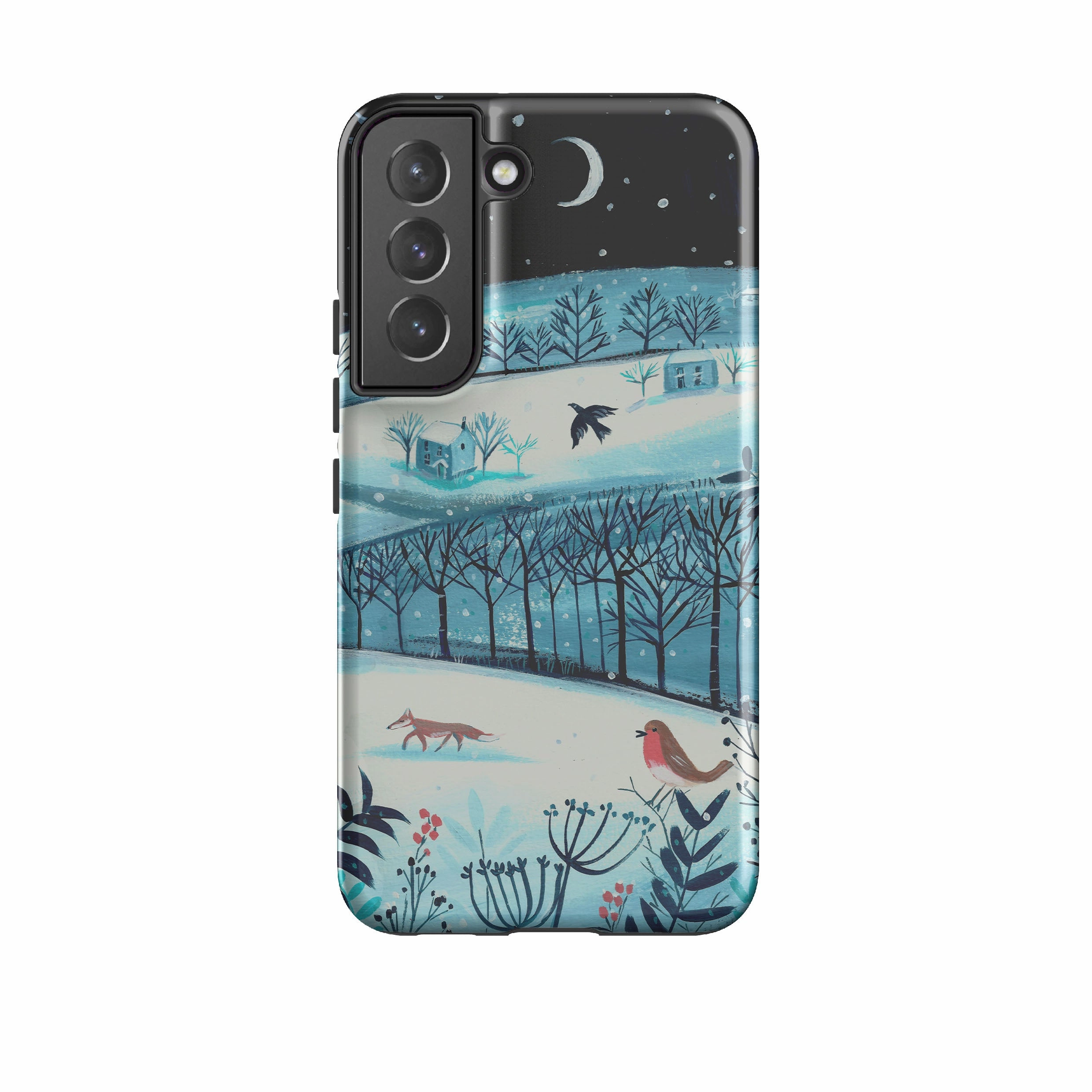Comfort Layer Texture Samsung Tough Case - Winterscape-2 By Mary Stubberfield