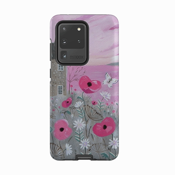 Samsung Tough Case - Seaside Flowers By Mary Stubberfield Polished Surface Texture Protective Corner