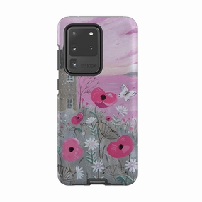 Samsung Tough Case - Seaside Flowers By Mary Stubberfield Polished Surface Texture Protective Corner