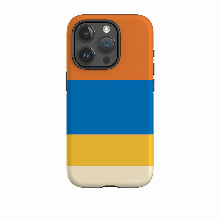 Drop Protection iPhone Tough Case - Miami Chroma