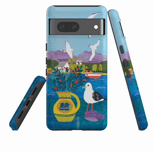 Google Tough  Case - Seagulls By Tracey English Matte Look Design
