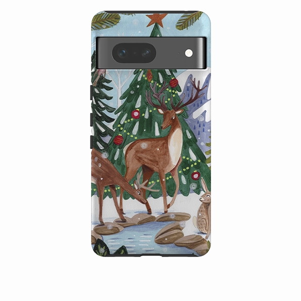 Google Tough Case - Winter Forest By Caroline Bonne Muller Premium Surface