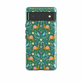 Soft Shape Simple Texture Google Tough Case -  Camel Damask By Ali Brookes