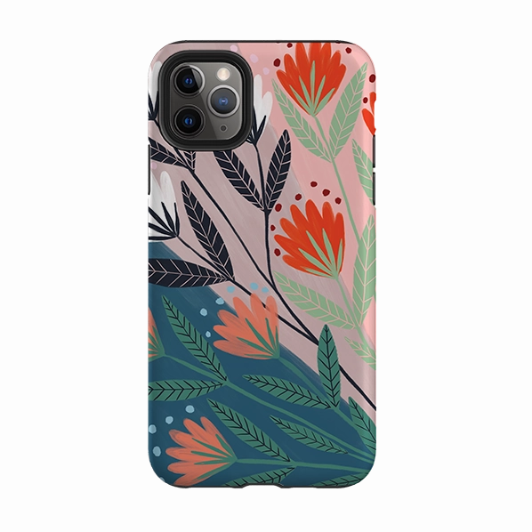 iPhone Tough Case - Flower By Lee Foster Wilson Glossy surface