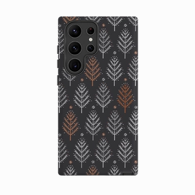 Samsung Tough Case - Winterfold Trees By Ali Brookes Rugged Detail Layer Durable Shell