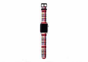 Flexible Comfort Fit Versatile Accessory Hampstead Gingham Apple Watch Strap