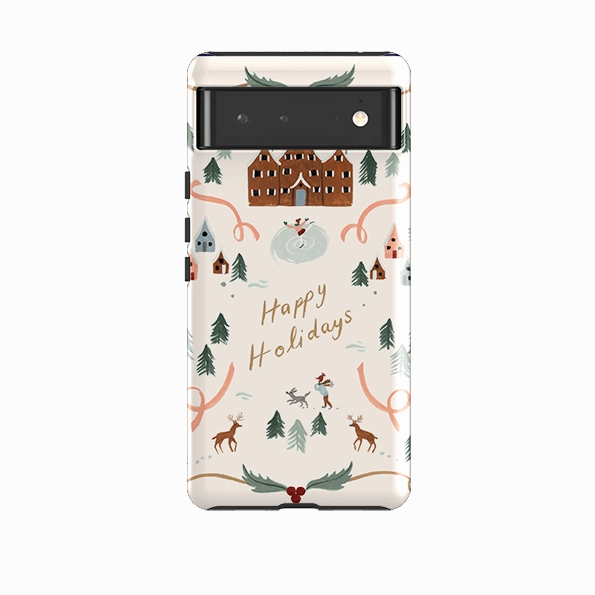 Google Tough Case -  Happy Holidays By Bex Parkin Precision Cutouts