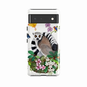 Google Tough Case -  Madagascar Lemur By Bex Parkin Luxury Surface Refined Shield