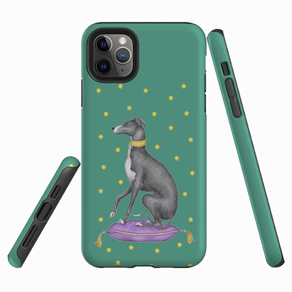 iPhone Tough Case - Italian Greyhound By Catherine Rowe Lightweight texture