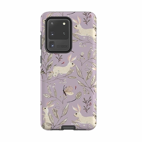 Vivid Detail Samsung Tough Case - Bunnies Mauve By Katherine Quinn