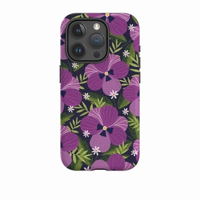 Edge Protection iPhone Tough Case - Pensees I By Ali Brookes