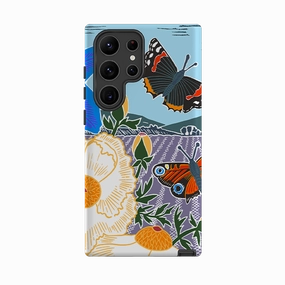 Premium Touch Luxury Detail Samsung Tough Case - Bold Butterflies By Kate Heiss