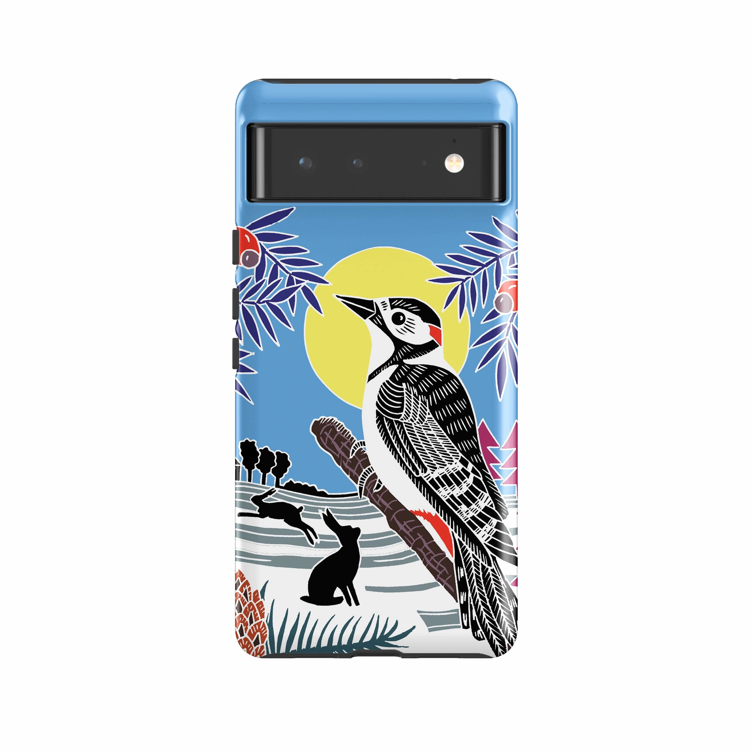 Google Tough Case -  Woodpecker Yellow By Kate Heiss Comfort Texture