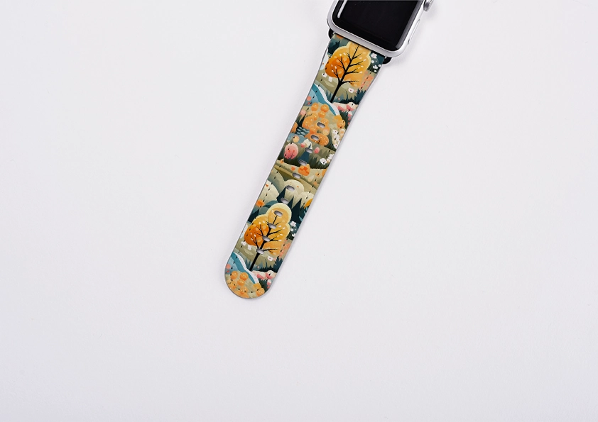 Unisex Design Forest Of Dean Apple Watch Strap