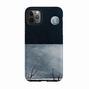 iPhone Tough Case - Night Of The Huge Moon By Natasha Newton Trendy Accessory Lightweight accessory