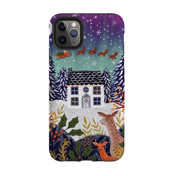 Modern Grip Design iPhone Tough Case - Night Before Christmas By Lee Foster Wilson