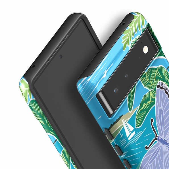 Wireless charging Google Tough Case -  Trebah Garden By Kate Heiss