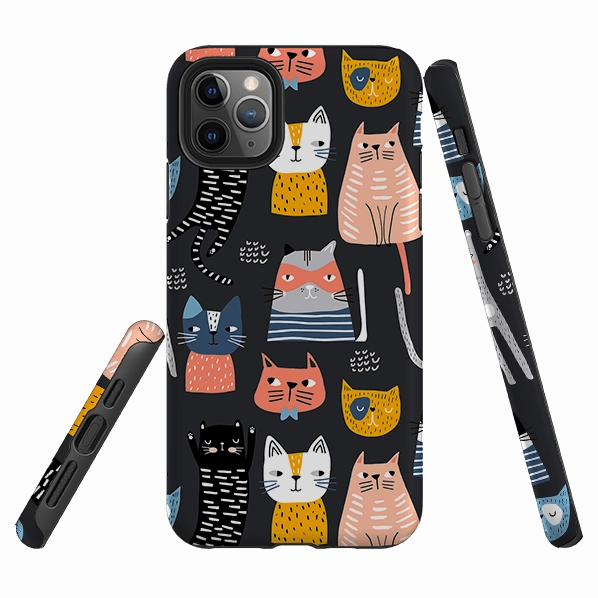 iPhone Tough Case - Catastrophe Matte Surface Smooth Finish Touch