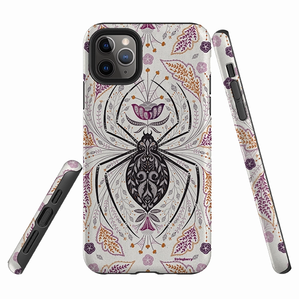 Simple Texture iPhone Tough Case - Spider By Jenny Zemanek