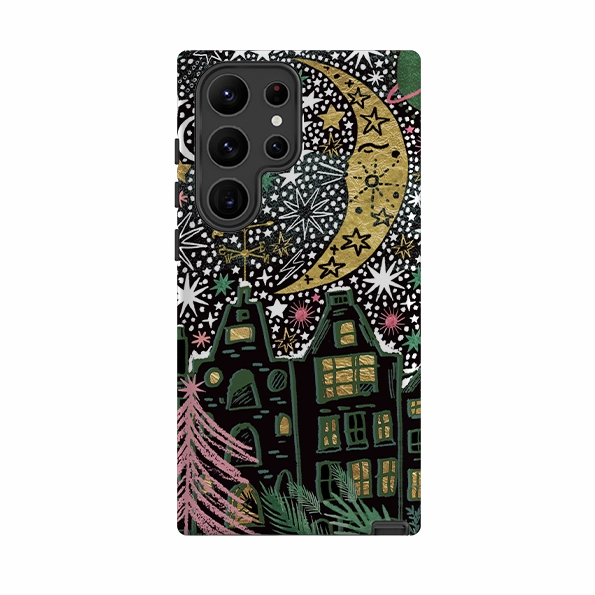 Comfort Layer Texture Samsung Tough Case - Night Before Xmas II By Emma Frances Grant