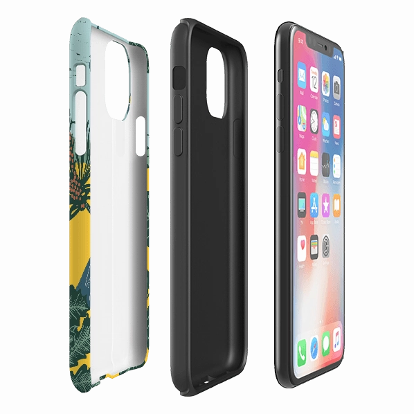 iPhone Tough Case - Kenhill By Kate Heiss Minimal Surface Crystal Finish