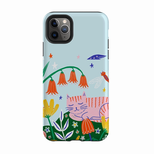 iPhone Tough Case - Cat By Lee Foster Wilson Protective Frame