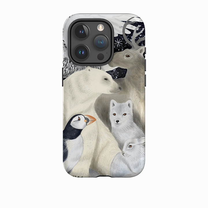 iPhone Tough Case - Creatures Of The North By Bex Parkin Shock Surface Subtle Touch