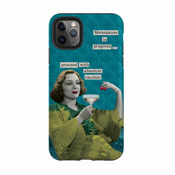 Premium Feel iPhone Tough Case - Menopause In Progress By Clare Jordan