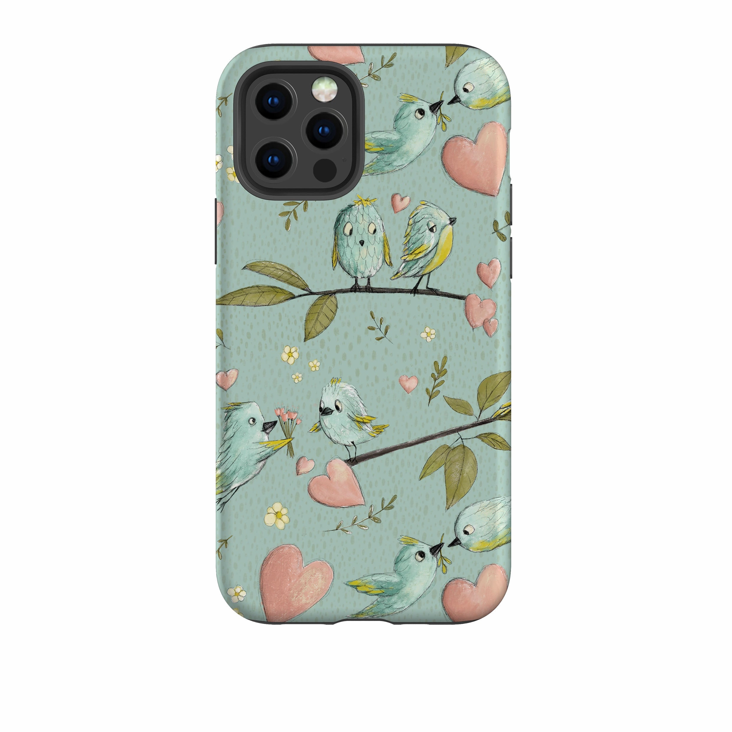 Lightweight texture iPhone Tough Case - Love Is In The Air By Maja Lindberg