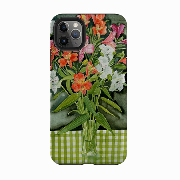 iPhone Tough Case - Fresias By Mary Stubberfield Refined Finish Textured Finish