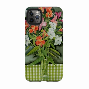 iPhone Tough Case - Fresias By Mary Stubberfield Refined Finish Textured Finish
