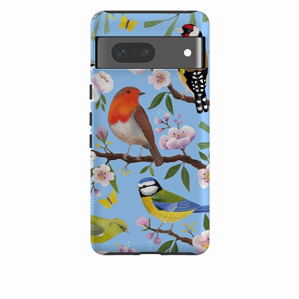 Google Tough Case -  Garden Birds By Bex Parkin Comfort Shield Texture