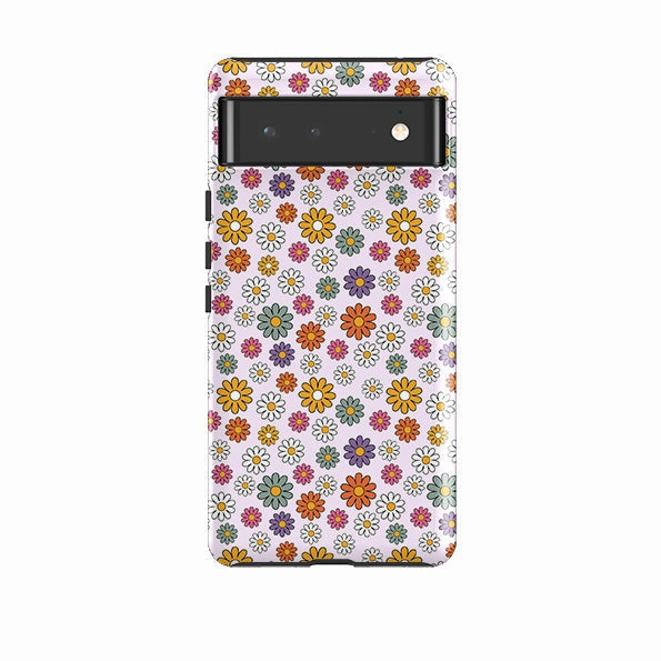 Google Tough Case -  Mixed Daisies Comfort touch Enhanced Comfort