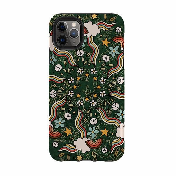 Smooth Feel Marble finish iPhone Tough Case - Power Mandala