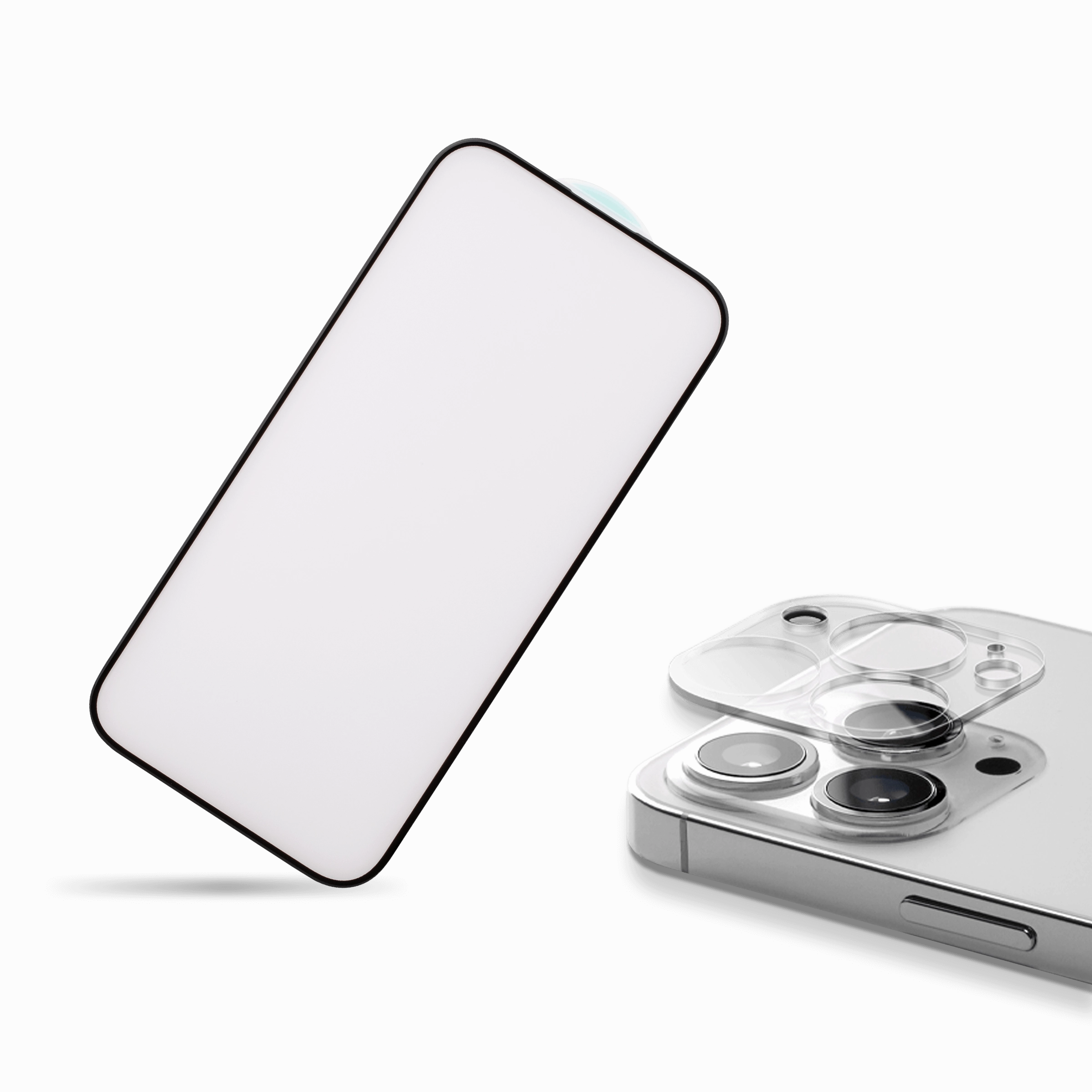 iPhone 14 Premium Eco Tempered Glass Screen and Lens Protector Comfort Fit Armor Soft Detail Futuristic style