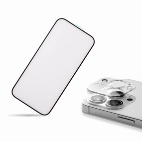 iPhone 14 Premium Eco Tempered Glass Screen and Lens Protector Comfort Fit Armor Soft Detail Futuristic style