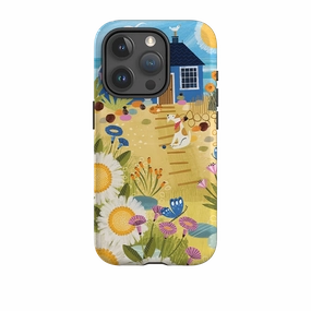 iPhone Case - Beach House By Ali Brookes Matte Surface Design