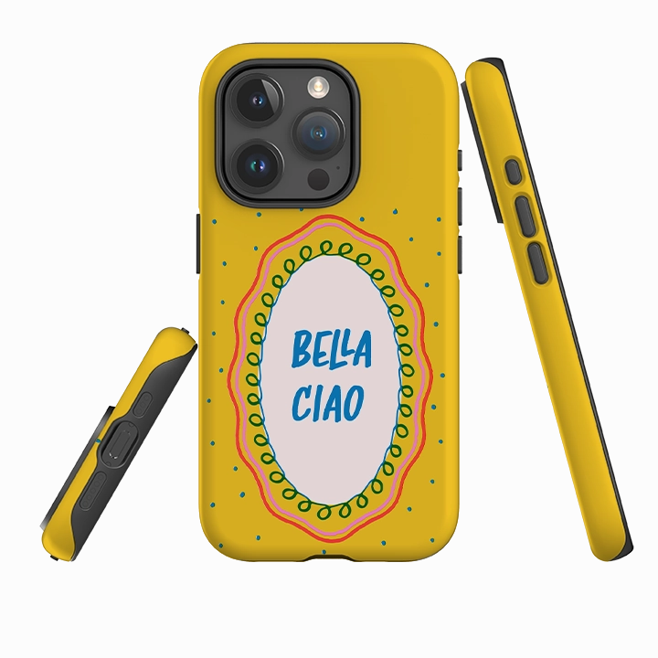 iPhone Case - Bella Ciao Anti Shock Layer Gloss Finish Design