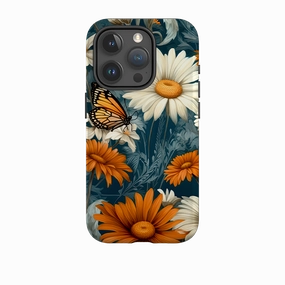 Luxury Accent iPhone Case - Butterfly Daisies