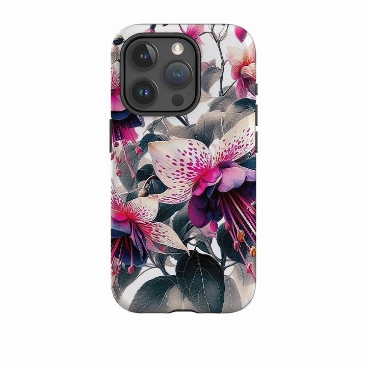 iPhone Case - Chasewater Floral Soft Design Modern Frame