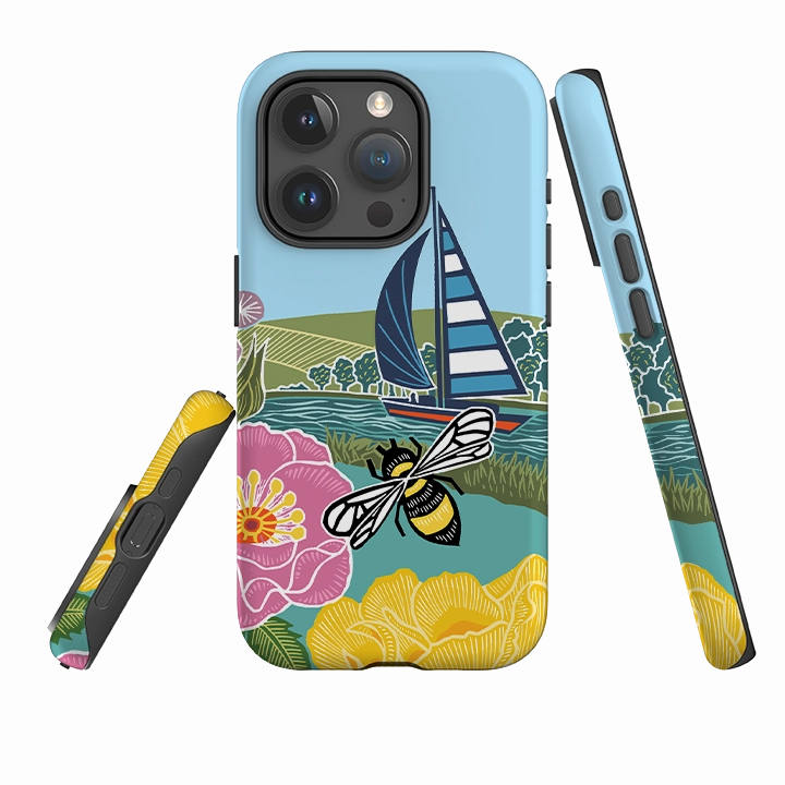 Luxury Texture Finish iPhone Case - Coastal Garden II By Kate Heiss