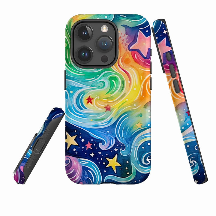 Modern Surface Design Modern Edge iPhone Case - Cosmic Stars III