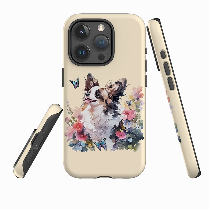 Protective Form Texture Flexible Grip iPhone Case - Cute Dog D