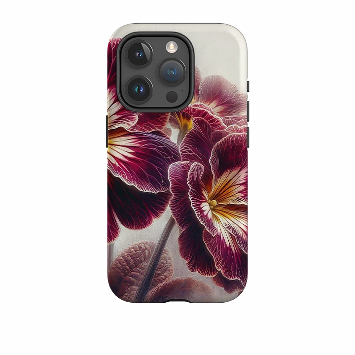 Glossy Finish Look Ergonomic Texture iPhone Case - Dale Floral