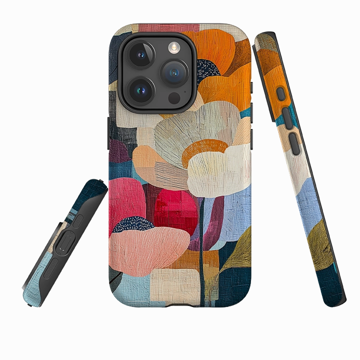 iPhone Case - Floral Lane Rugged Outline Soft Surface