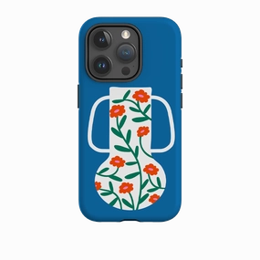 Lightweight Build Classic Style iPhone Case - Floral Vase