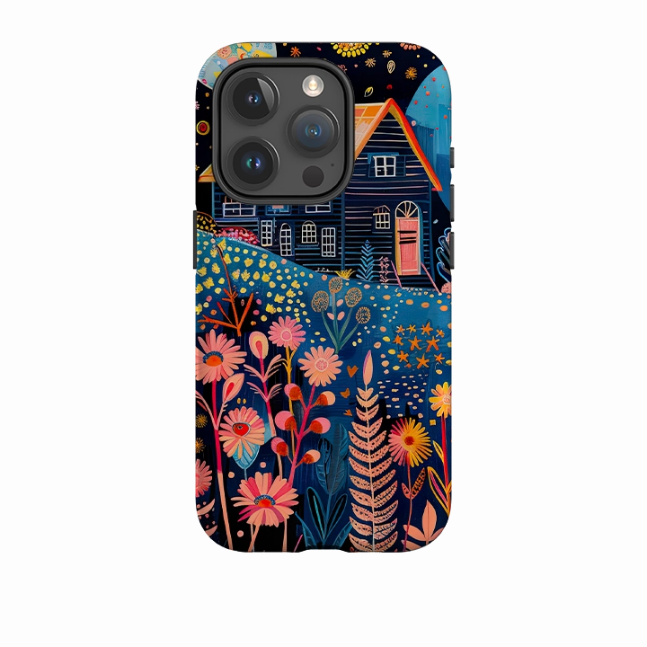 iPhone Case - Folk Art House V Soft Pattern Layer Fashion Texture
