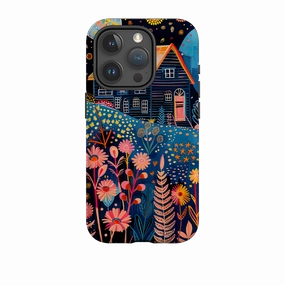 Comfort Layer Texture dust protection iPhone Case - Folk Art House V
