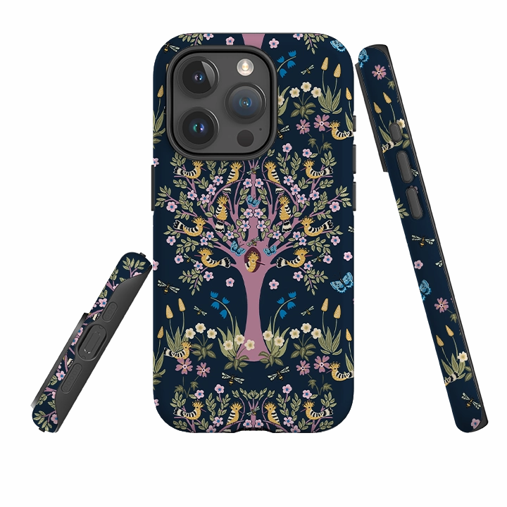 Flexible Detail iPhone Case - Hoopoe Tree By Kate Heiss
