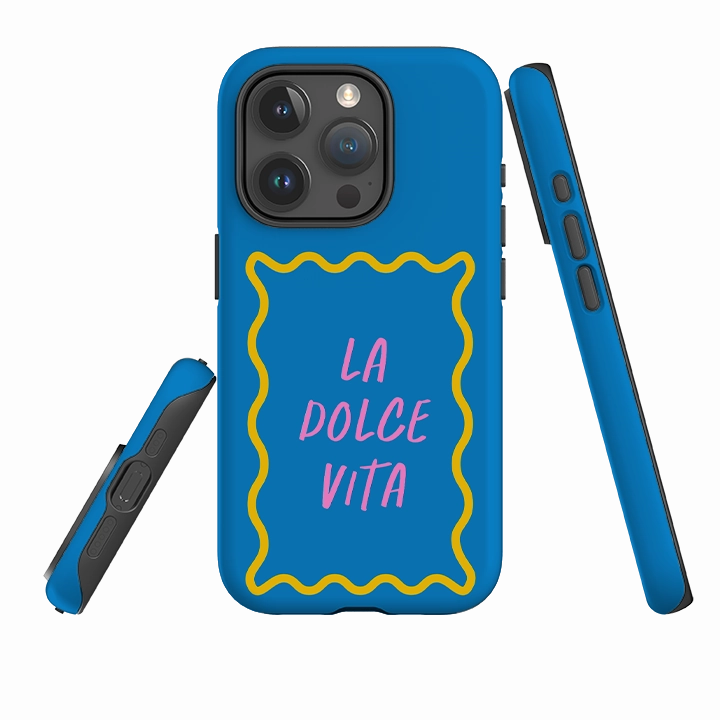 Matte Look Design iPhone Case - La Dolce Vita